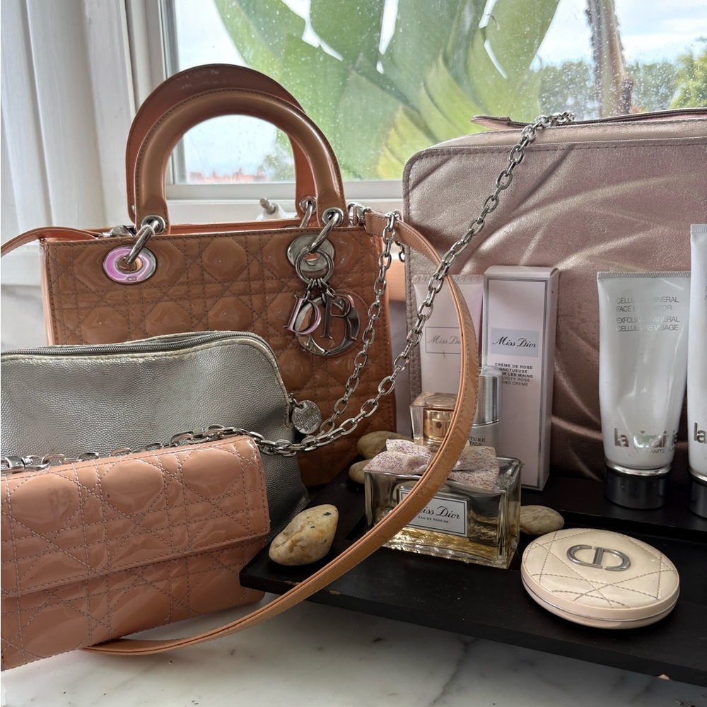 Dior Pink and Silver Crossbody Bag Collection - Picture 2 of 3